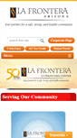 Mobile Screenshot of lafronteraaz.org