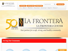 Tablet Screenshot of lafronteraaz.org